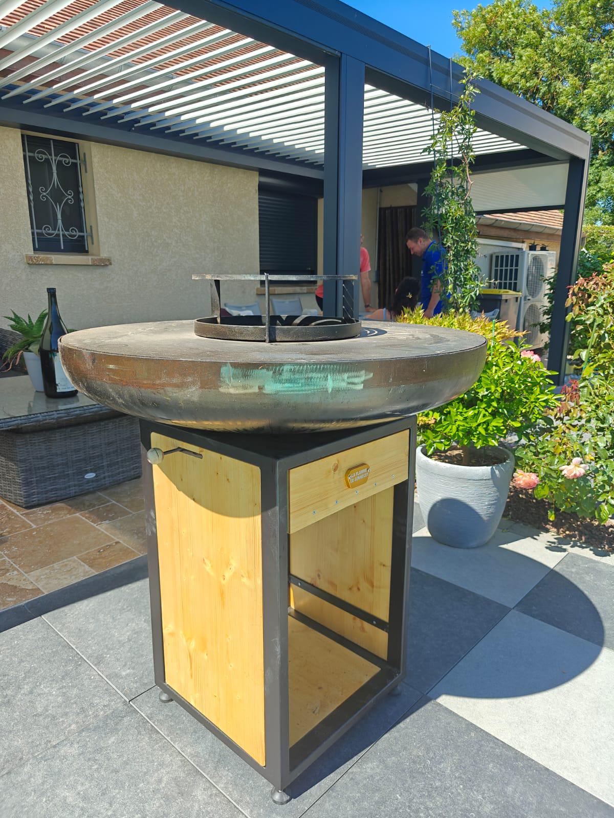 Brasero sur terrasse